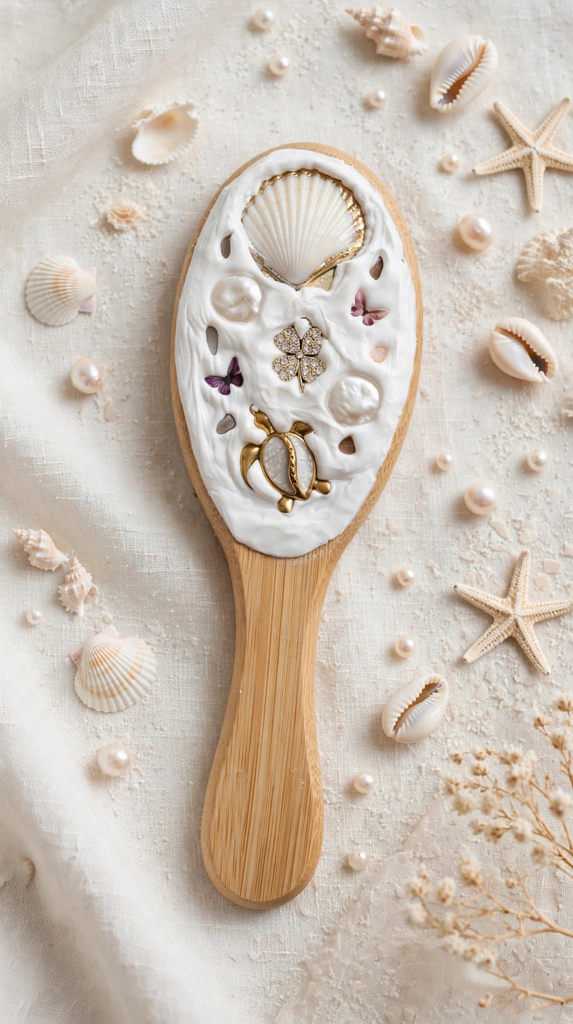 HAIR BRUSH LUCKY MERMAID BIG